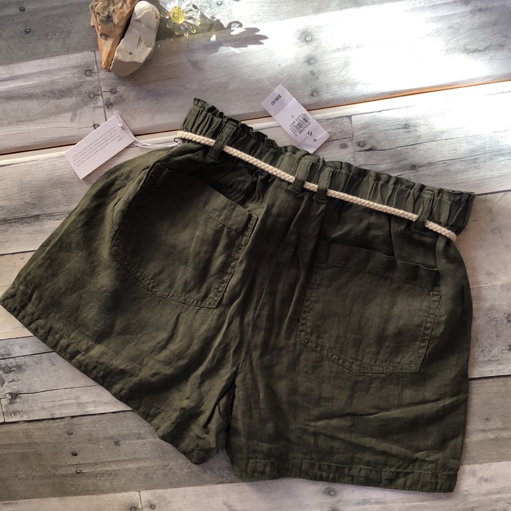 Lou & Grey Linen Rope Tie Shorts - Picture 3 of 4